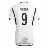 Officiële Voetbalshirt Duitsland Timo Werner 9 Thuis WK 2022 - Heren